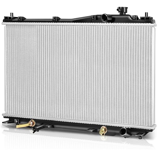 Auto Dynasty Radiator Compatible with 2001-2005 Honda Civic 1.7L AT, DPI 2354 Factory Style 1-Row Cooling Radiator, Aluminum Core