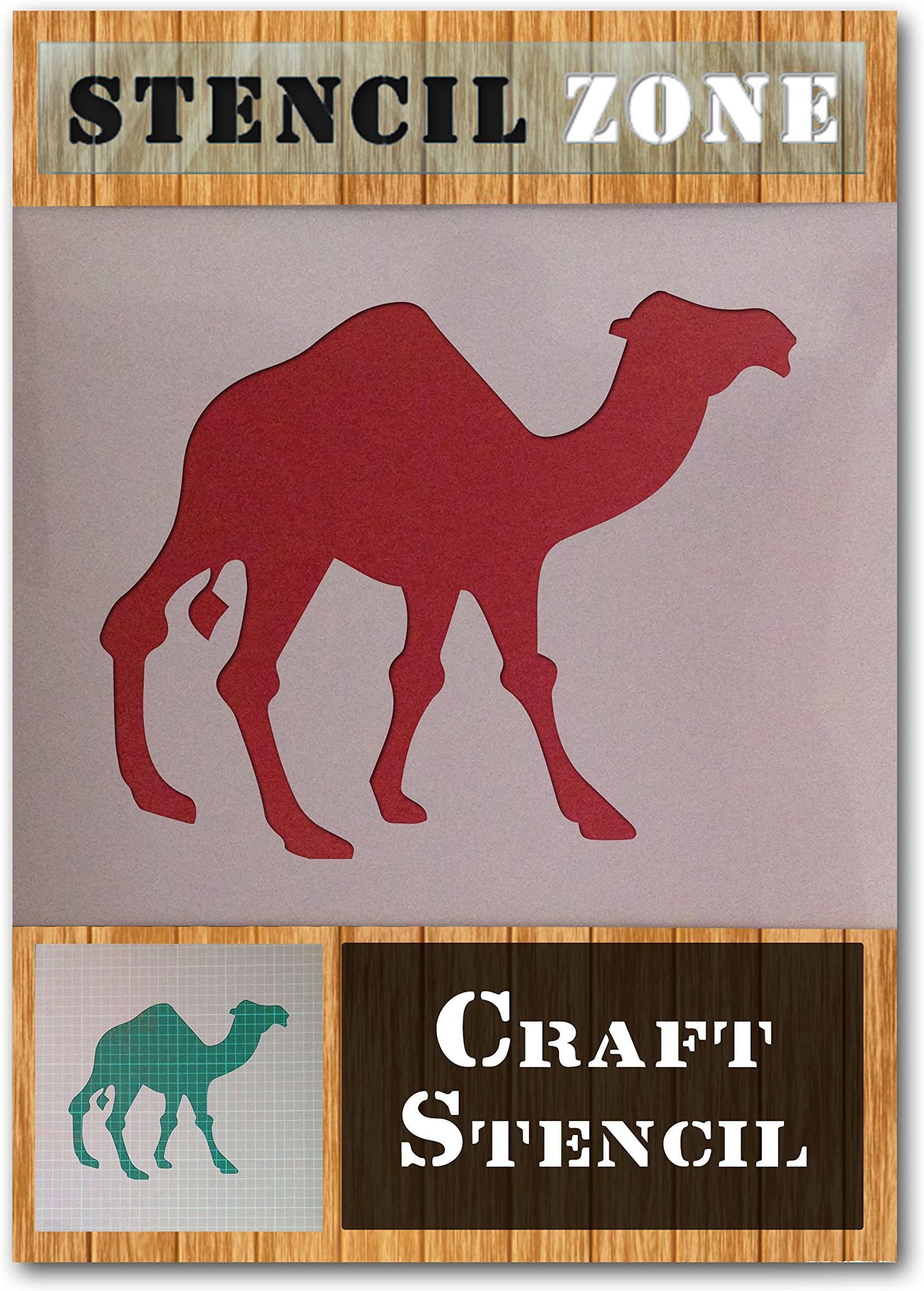 Camel Hump African Animal Mylar Airbrush Painting Wall Art Crafts Stencil 1 (A1 Size Stencil - XLarge)