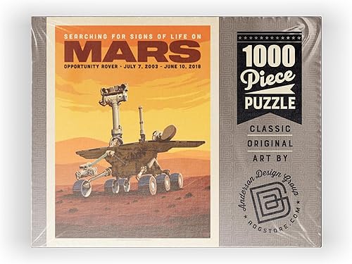 Miniatura 8 de NASA 2003 Mars Opportunity Rover, póster vintage, rompecabezas premium de 1000 piezas para adultos