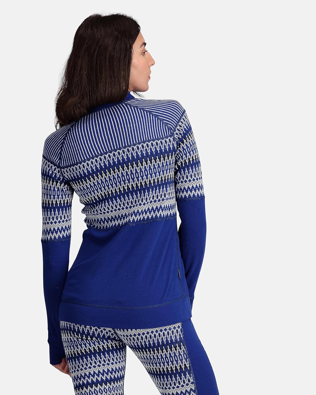 Kari Traa Silja Half Zip Women's Base Layer Top, 100% Merino Wool Long Sleeve Winter Shirt, Warm Base Layer Top