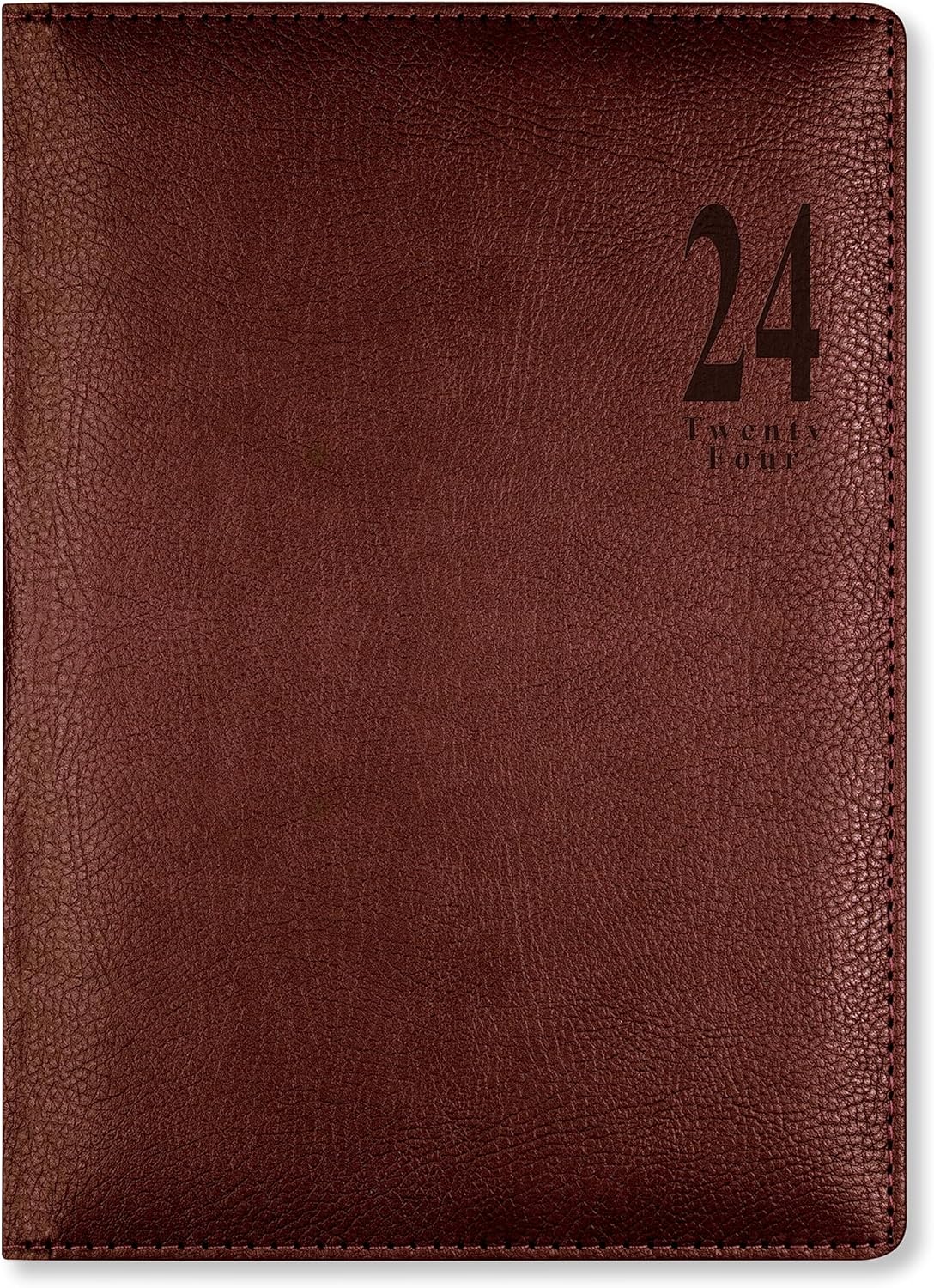 Letts Milano A5 week to view 2024 diary - chocolate