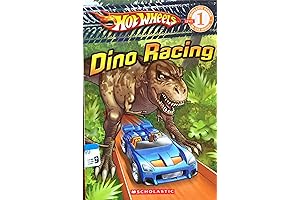 Dino Racing - Hot Wheels - Level 1 Books for 3-5 Year Olds