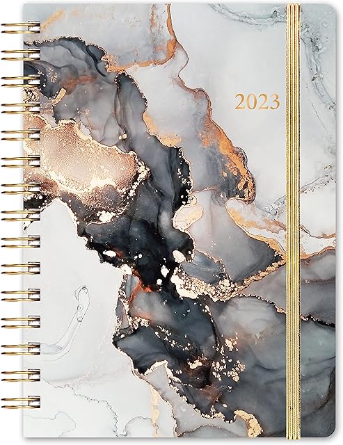 2023 Diary - 2023 Diary A5 Week to View Diary, January 2023 - December 2023, 15.3 x 21.3 cm, Black