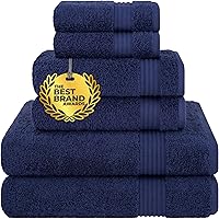 Vista 102 de Cotton Paradise Tapetes de baño antideslizantes 100% algodón para baño, 17 x 24 pulgadas, suaves, absorbentes, de secado rápido, lavables a máquina