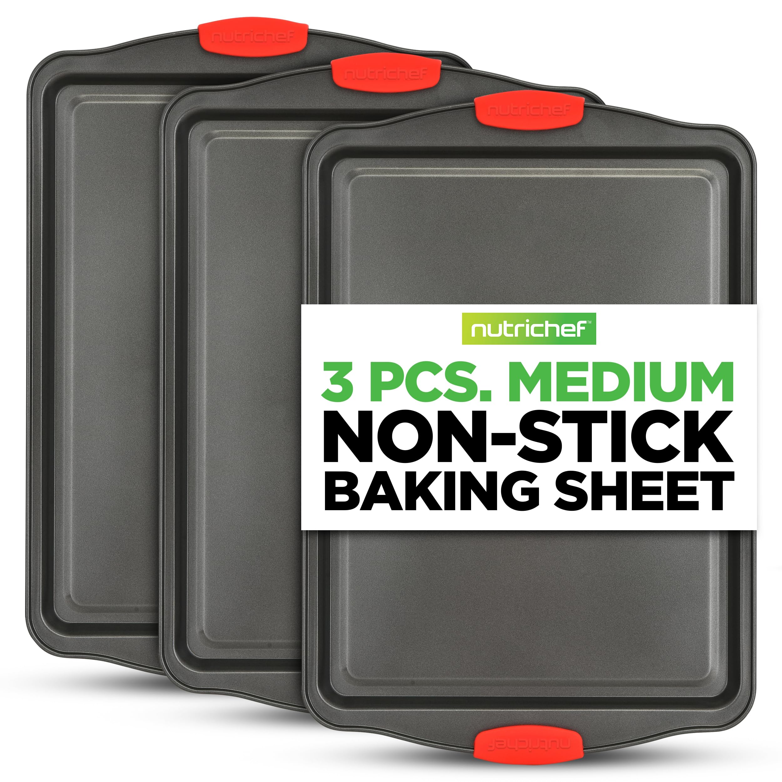 NutriChef 8-Piece Non-Stick Bakeware Set -15