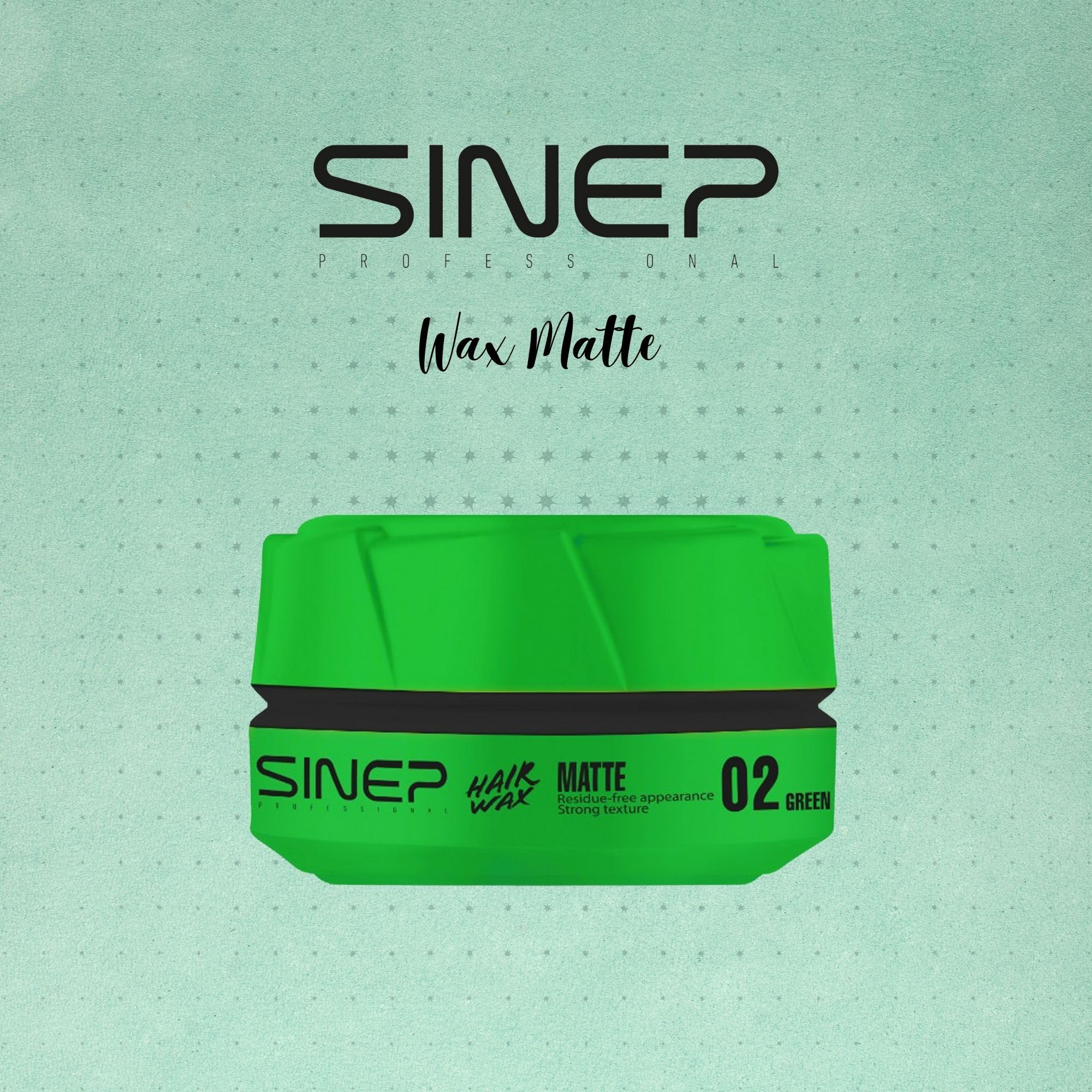 SINEP Matte Hair Wax 150 ml, Volumising Hair Wax with Strong Hold, Natural Matte Finish, Residue-Free, For All Hair Types - Image 2