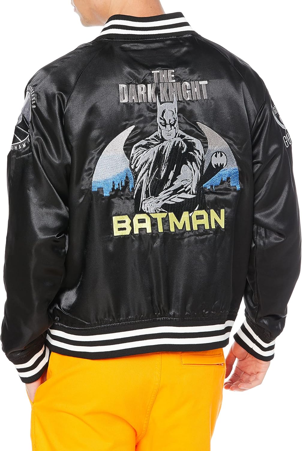 丸眞] スカジャン(L) ダークナイトバットマン バットマン 胸囲 平置き