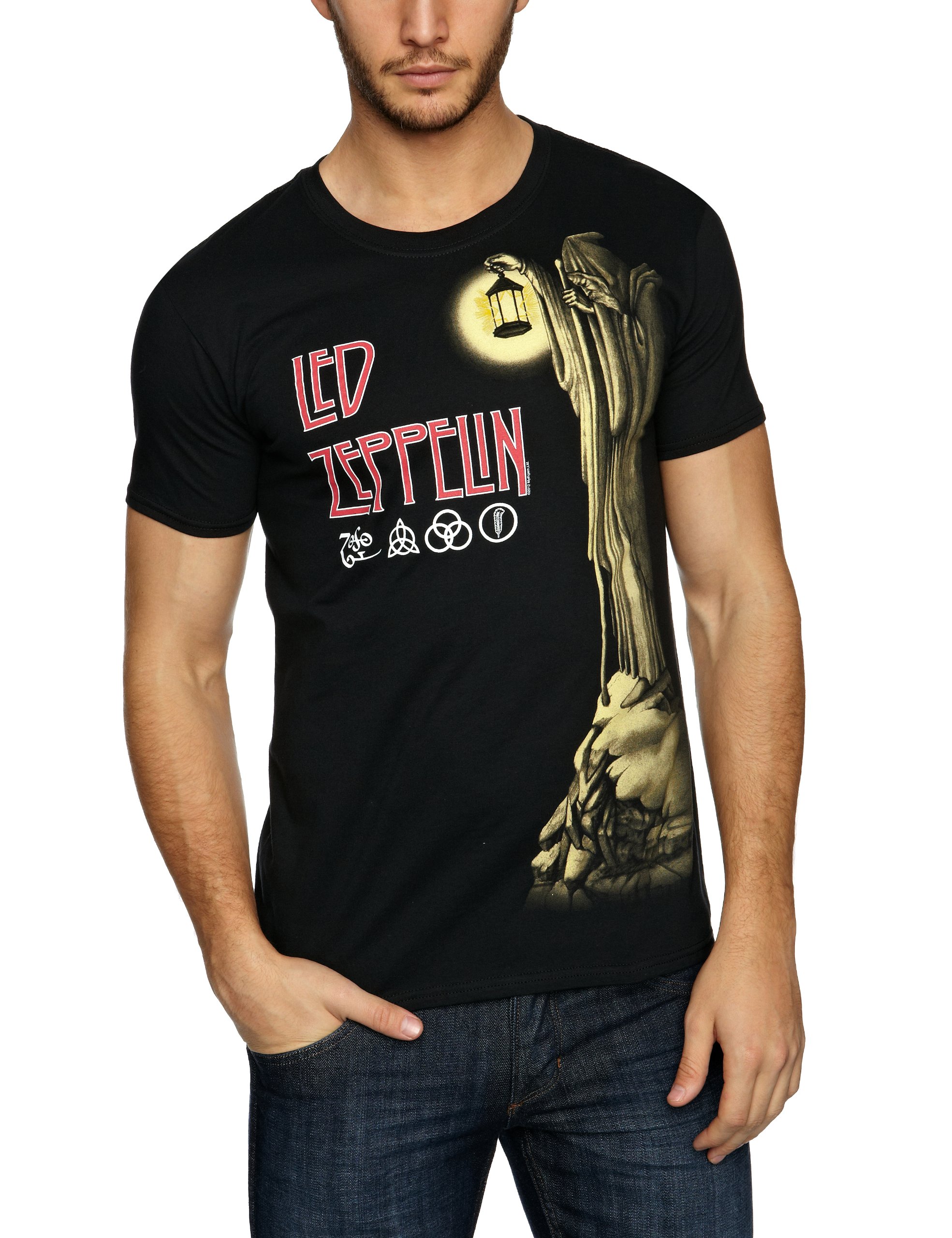 Live Nation Led Zeppelin - Hermit Men's T-Shirt Black XX-Large