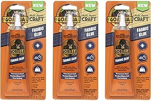 Gorilla Glue Waterproof Fabric Glue (3-Pack)