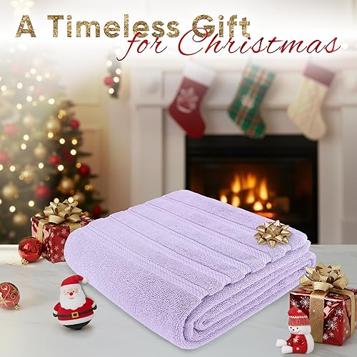 Miniatura 269 de American Soft Linen - Toalla de baño de gran tamaño de 40 x 80 pulgadas, extra grande para baño, 100% algodón turco, toallas de baño de gran