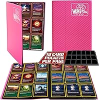Vista 15 de Monster - Paquete de 25 protectores de página para tarjetas coleccionables con capacidad para 450 cartas coleccionables y 9 hojas de bolsillo
