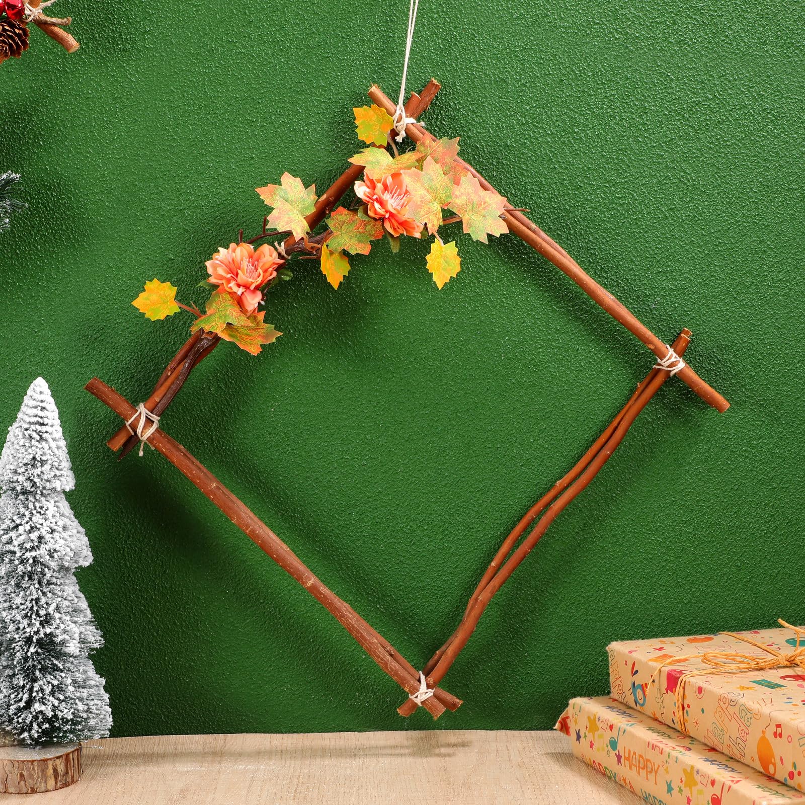 SUPVOX Palitos de Ramitas de Madera Natural 50 Piezas, Palos de Madera para Manualidades Diy, Troncos de 30 Cm Color Marrón para Manualidades Escolares y Decoración Creativa
