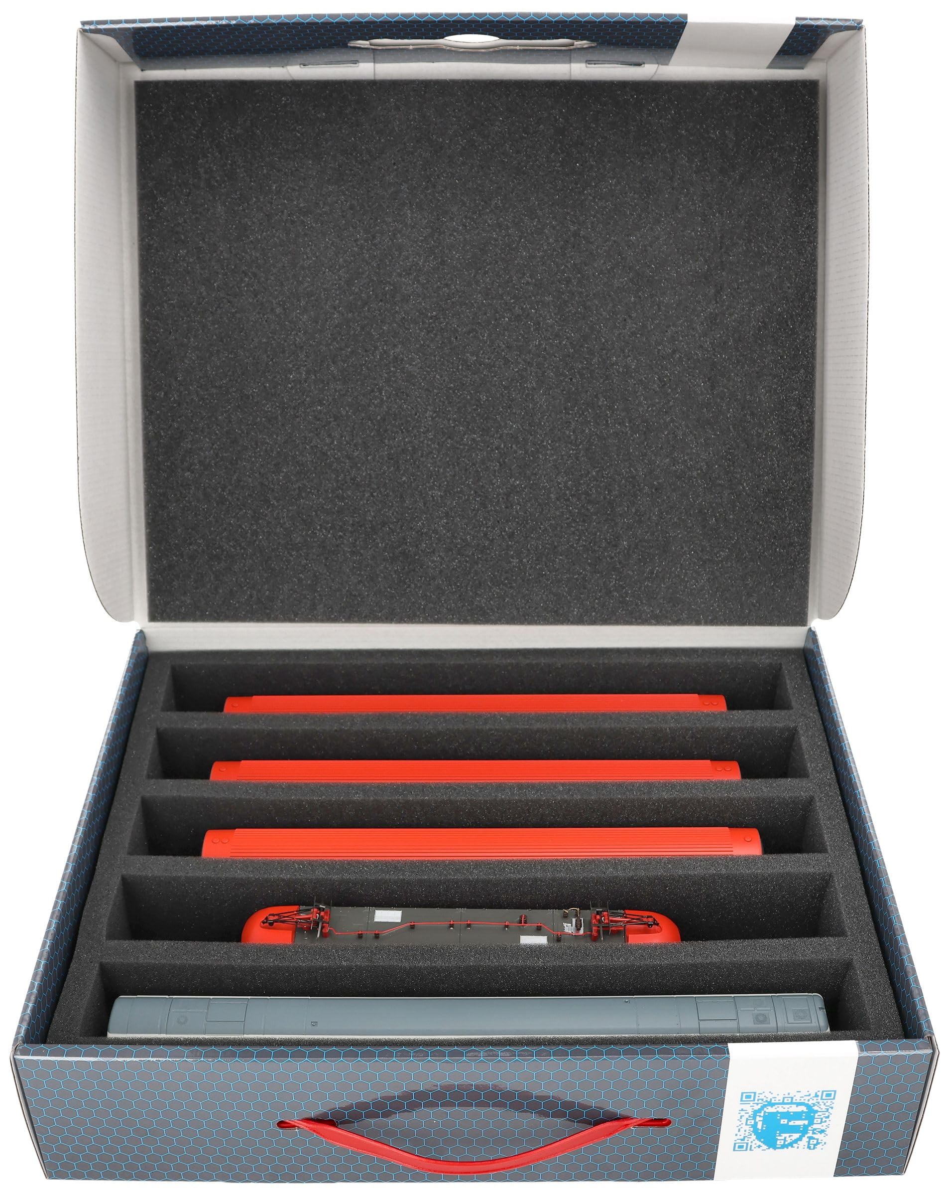 Feldherr Storage Box FSLB075 per modellini H0 5 slot verticale 3 pezzi