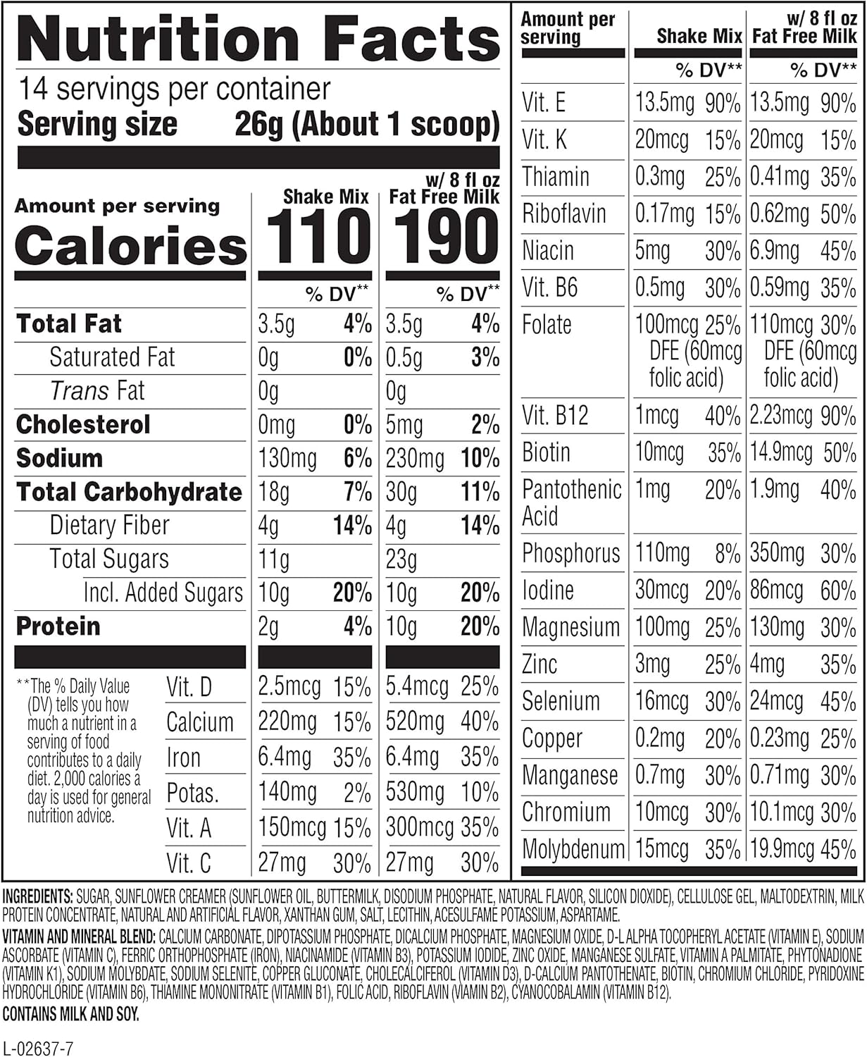 SlimFast Meal Replacement Powder, Original French Vanilla, Weight Loss Shake Mix, 10g of Protein, 14 Servings (Pack of 3) : Everything Else