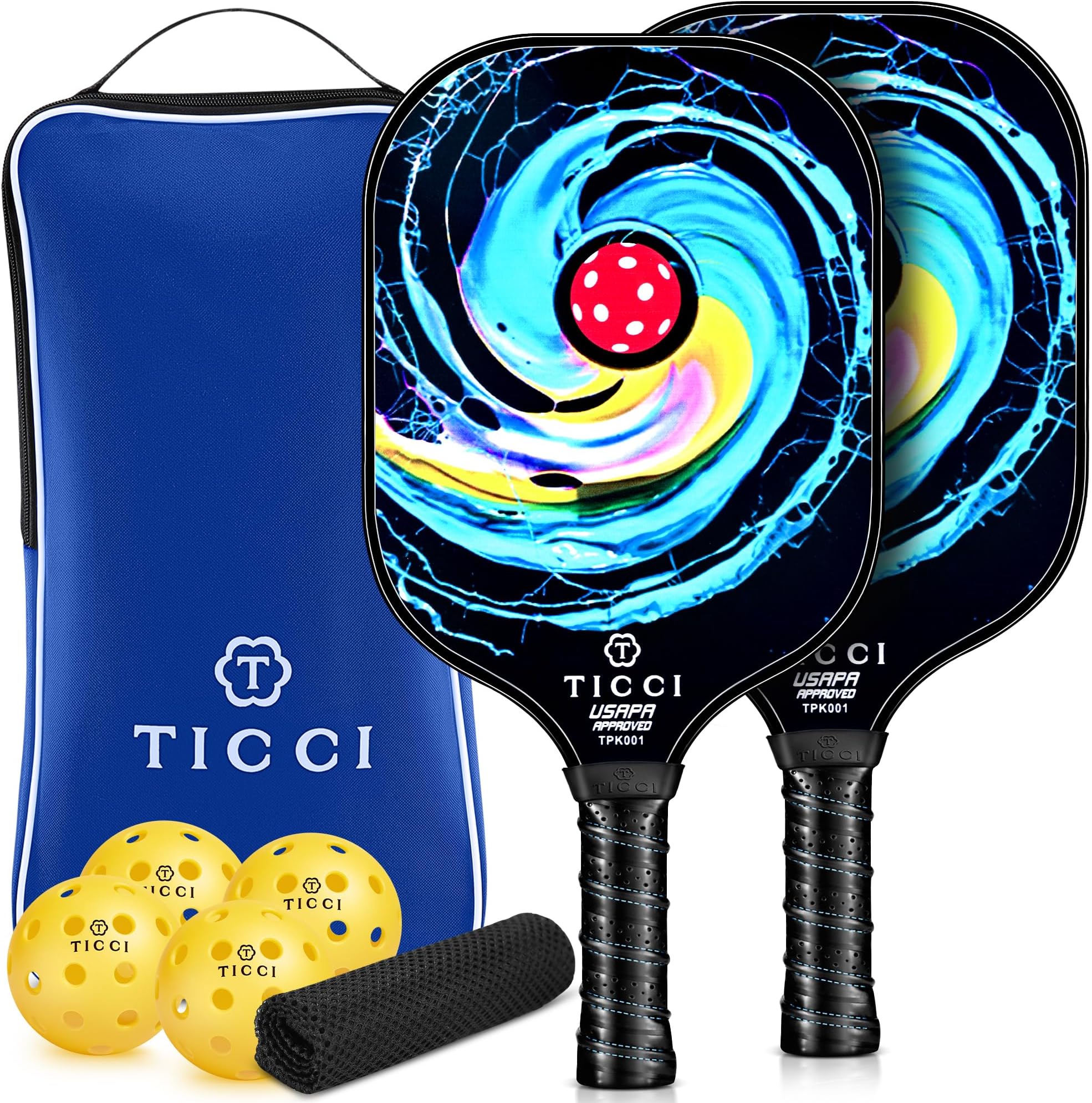 TICCI USAPA Approved Pickleball Paddle Gorgeous Kit