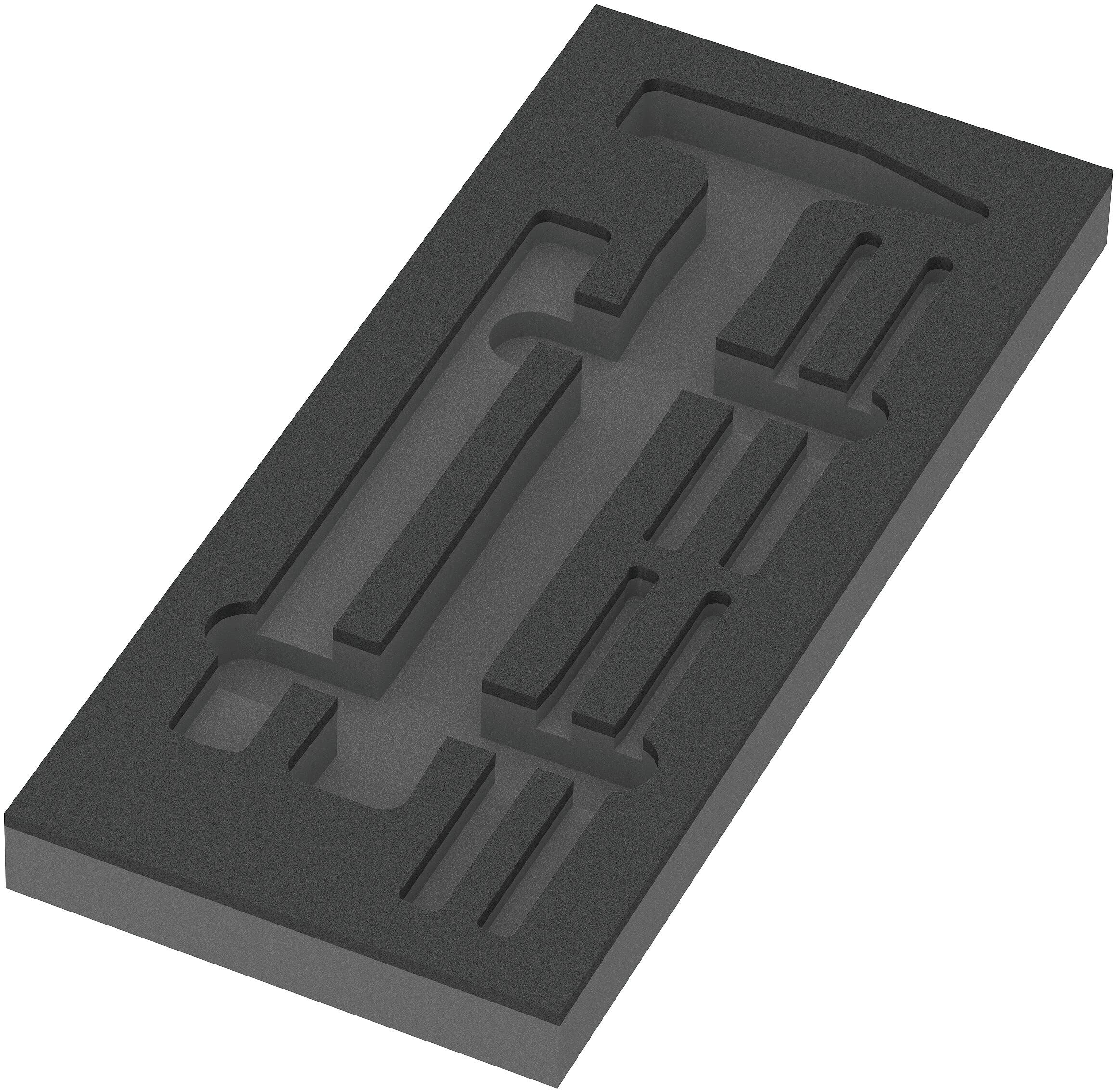 Wera 9782 Schaumstoffeinlage Hammer Set 1, 6-teilig