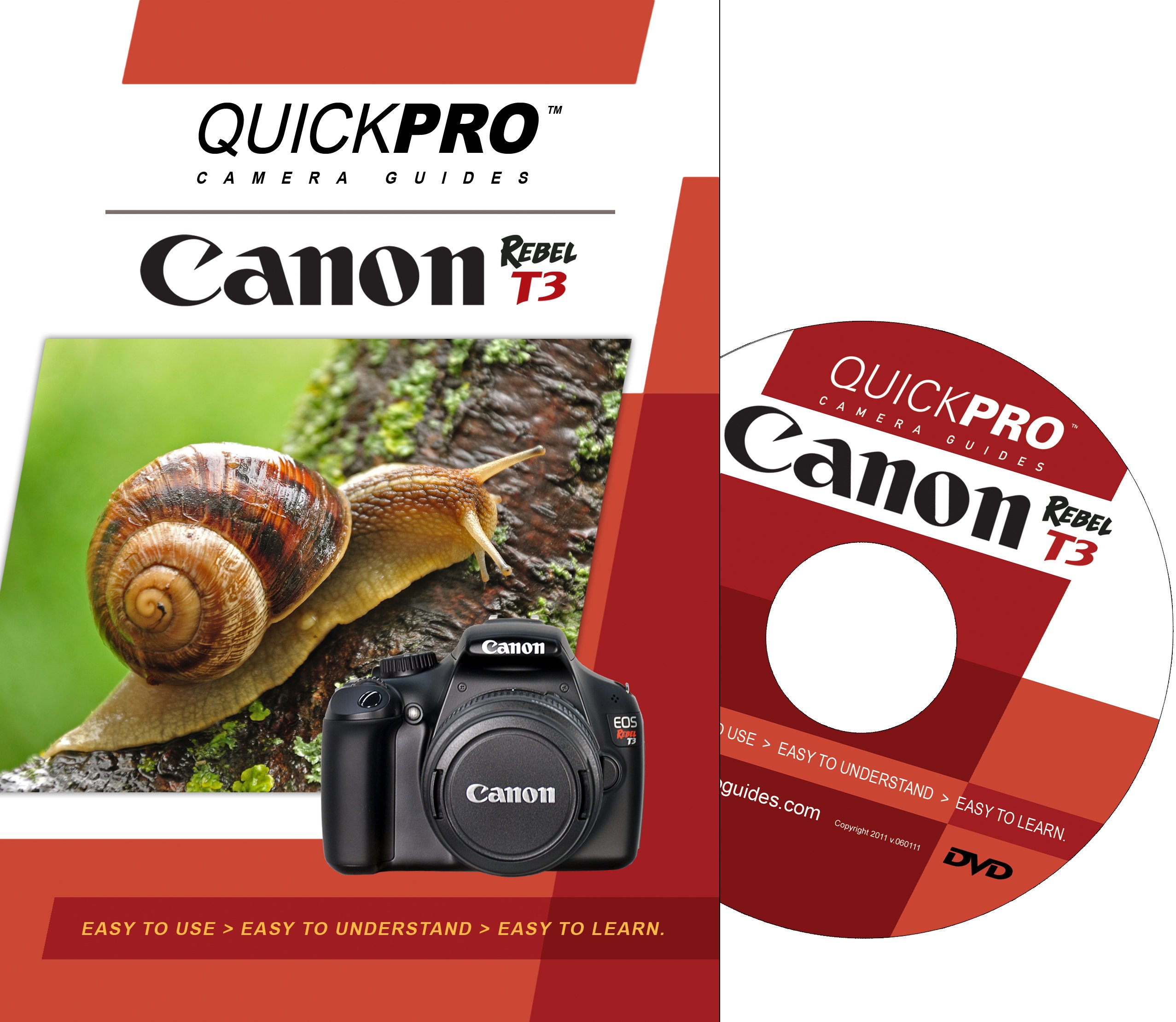 Canon T3 Instructional by QuickPro Camera Guides