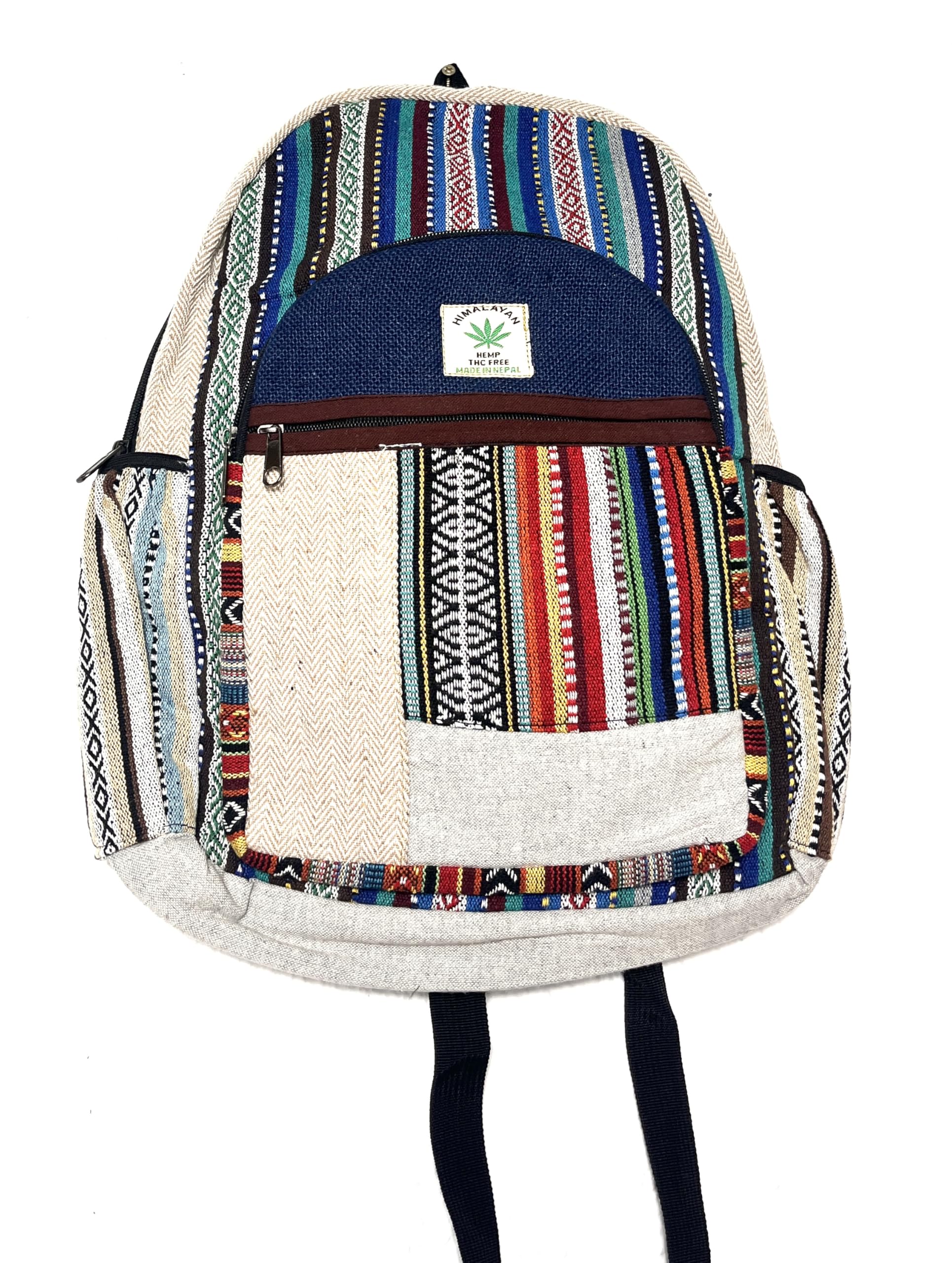 HCZ Zaino Hippie Nepal, multicolore, grande, Hippy