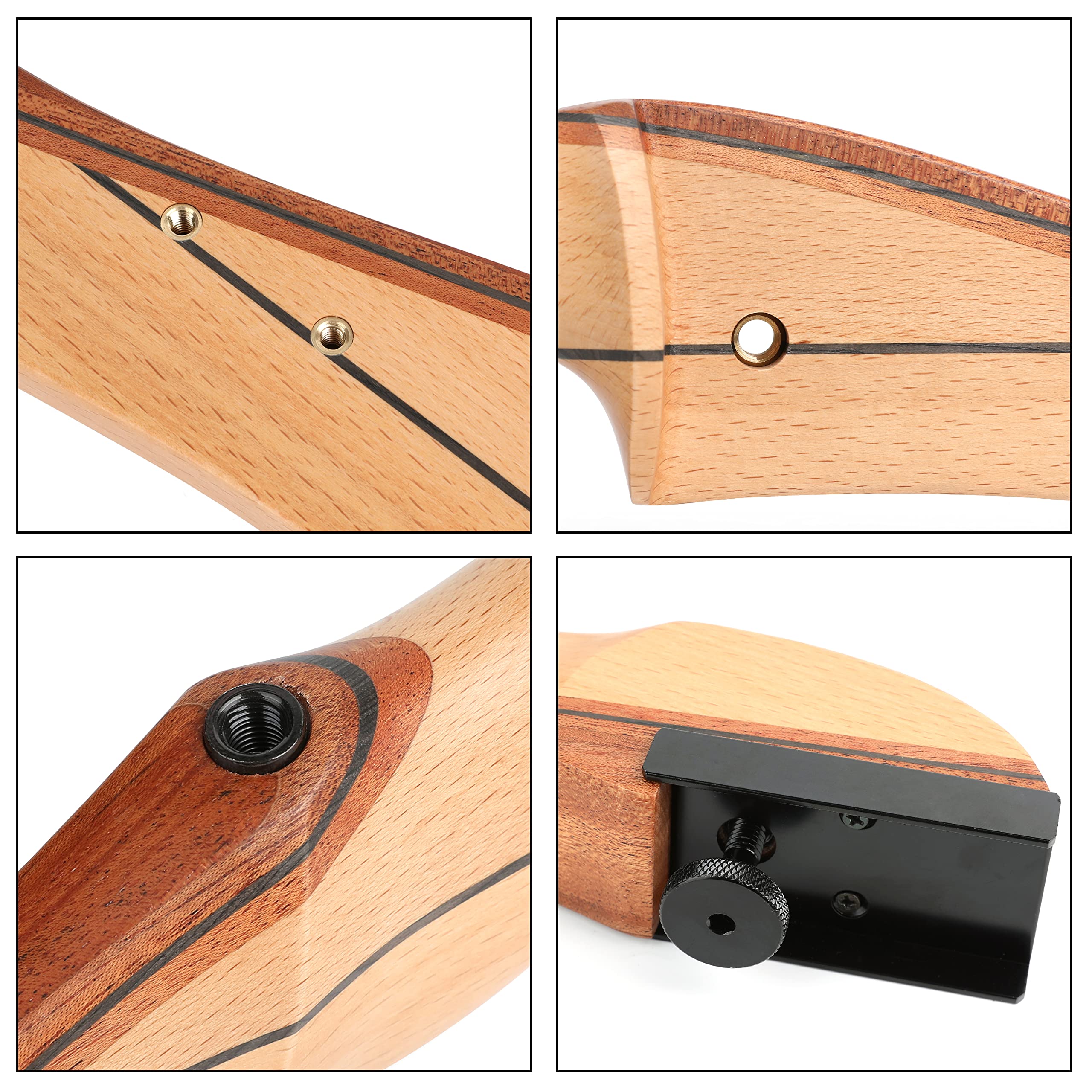 Arc Classique de tir à l'arc 66" 68" 70" 14-40 lbs droitier chasse compétition