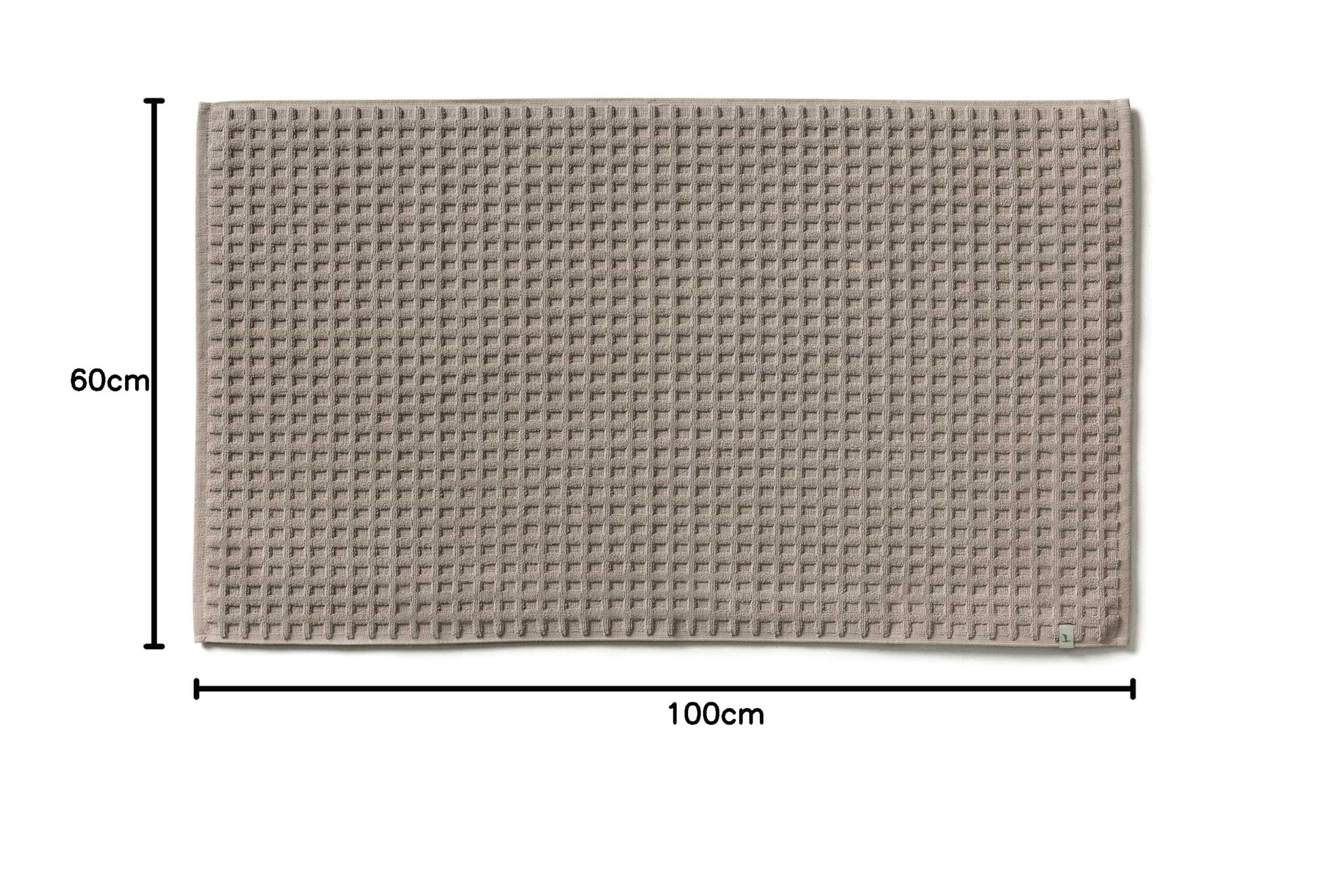möve Piquée dywanik łazienkowy 60 x 100 cm ze 100% bawełny, kaszmir