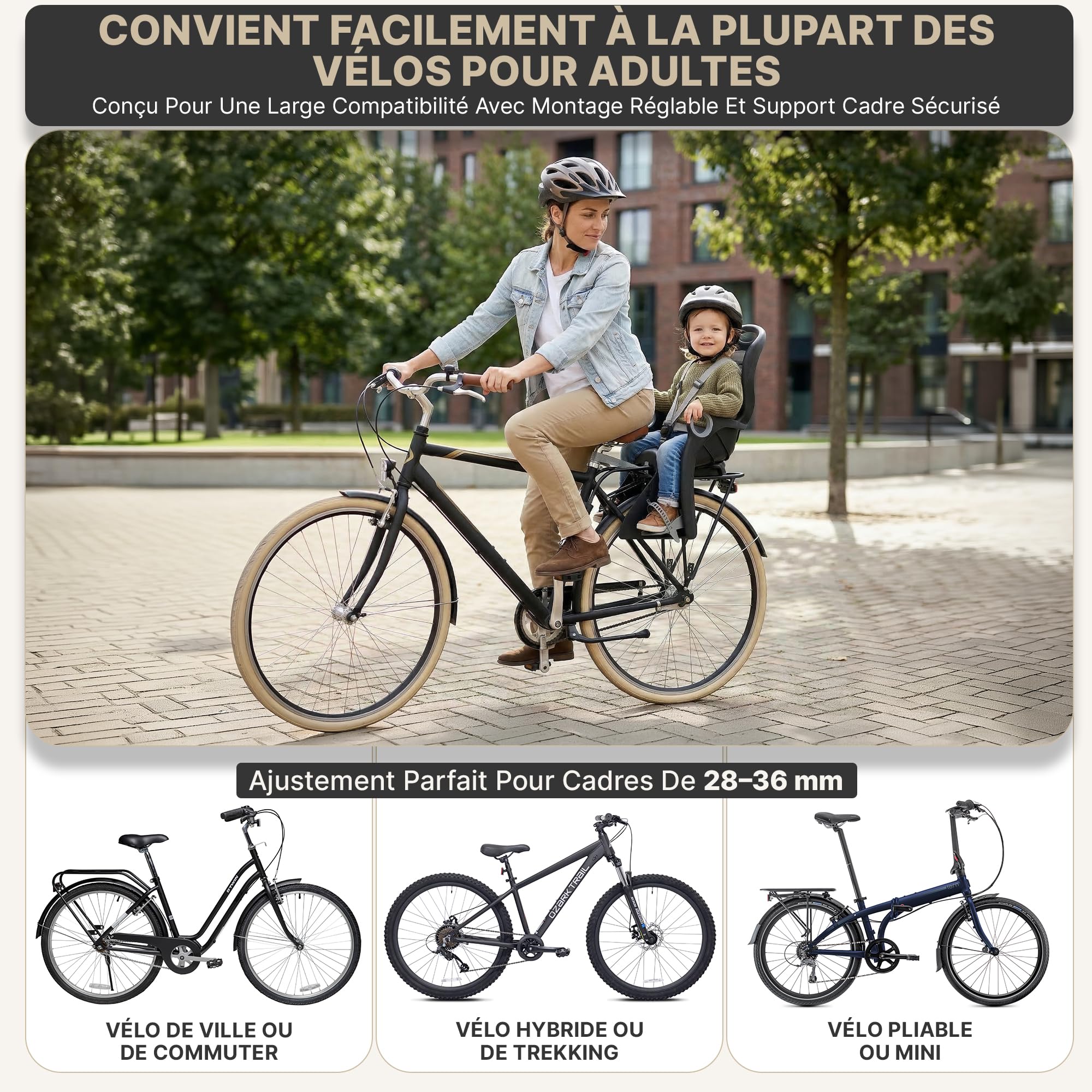Porte-bébé Vélo Avant | Sécurité Renforcée en 2025 – Le Monde des Marmottes