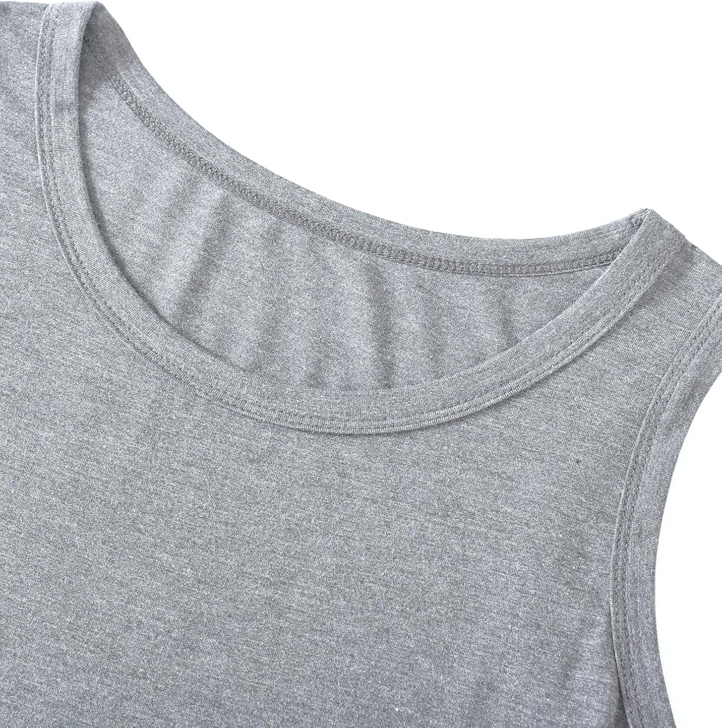 Latuza Women's Viscose Sleep Tank Top Sleeveless Pajamas Shirt - Image 5