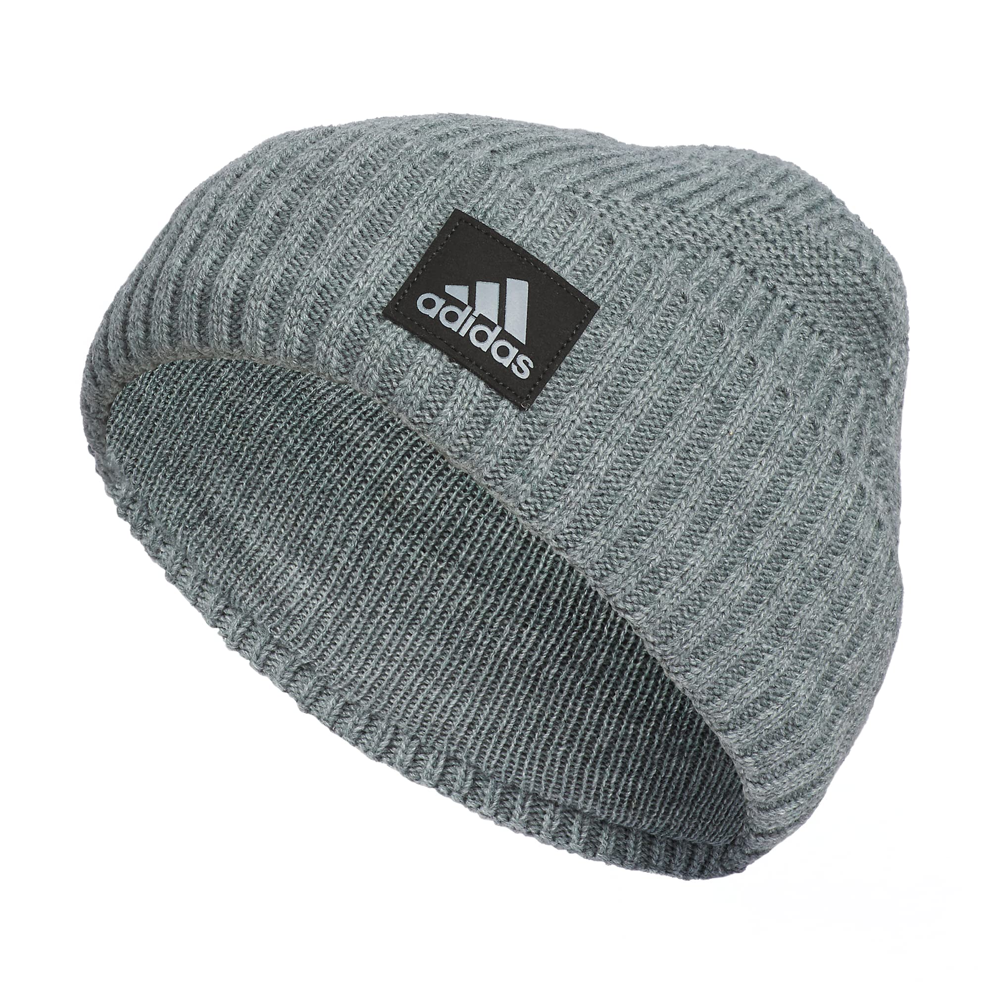 adidas Pine Knot Beanie, Standard fit Cuffed Acrylic Knit hat