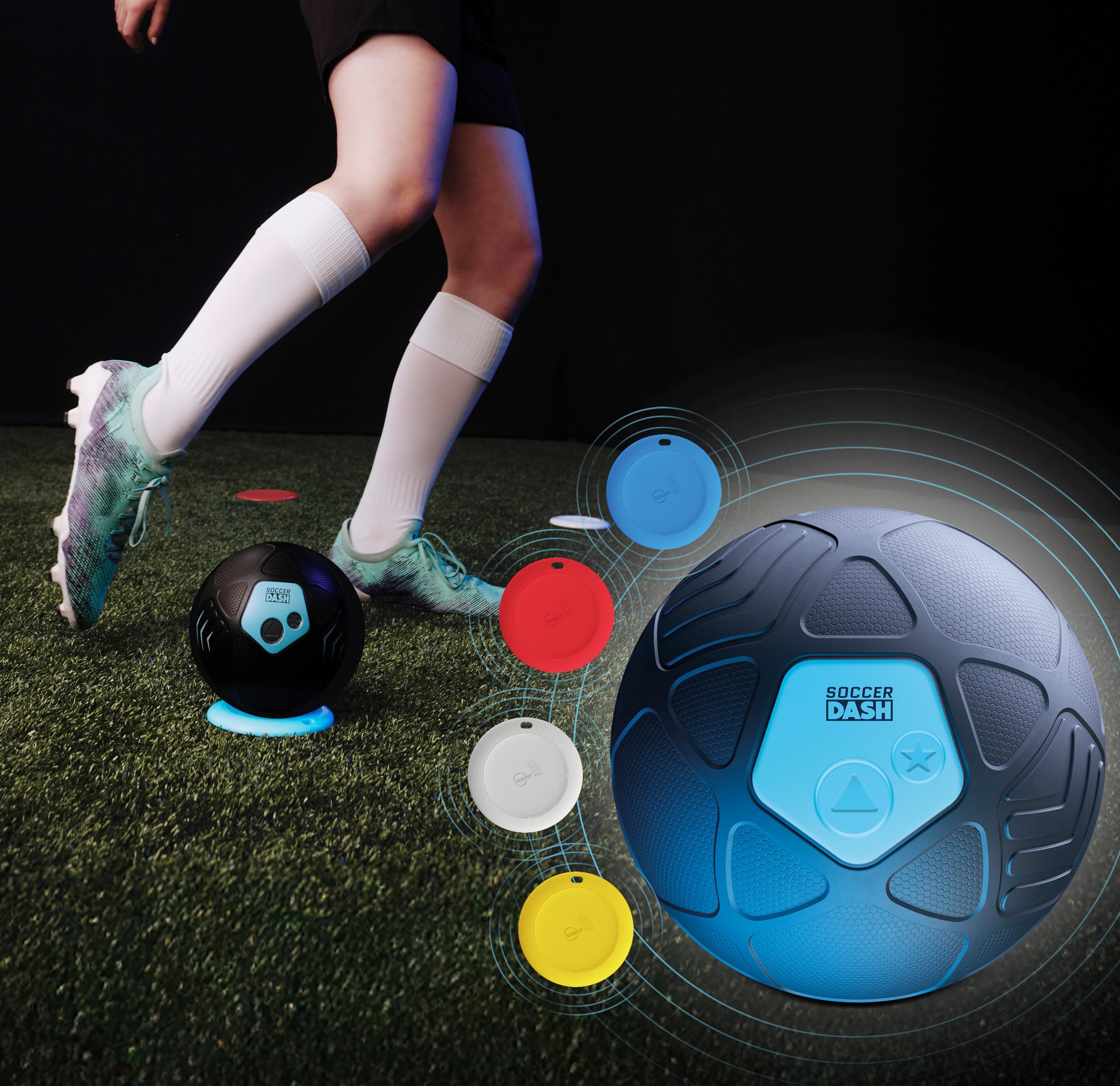 Strikesphere Soccer Dash – Dein Trainingspartner für mehr Dribbelstärke, schnellere Reaktionen und perfekte Ballkontrolle. Mit KI-Technologie für stetigen Fortschritt – allein oder im Team.