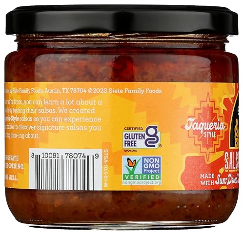 Miniatura 5 de Siete Family Foods Soleada de salsa de tomate y chipotle secada al sol, 10.5 onzas