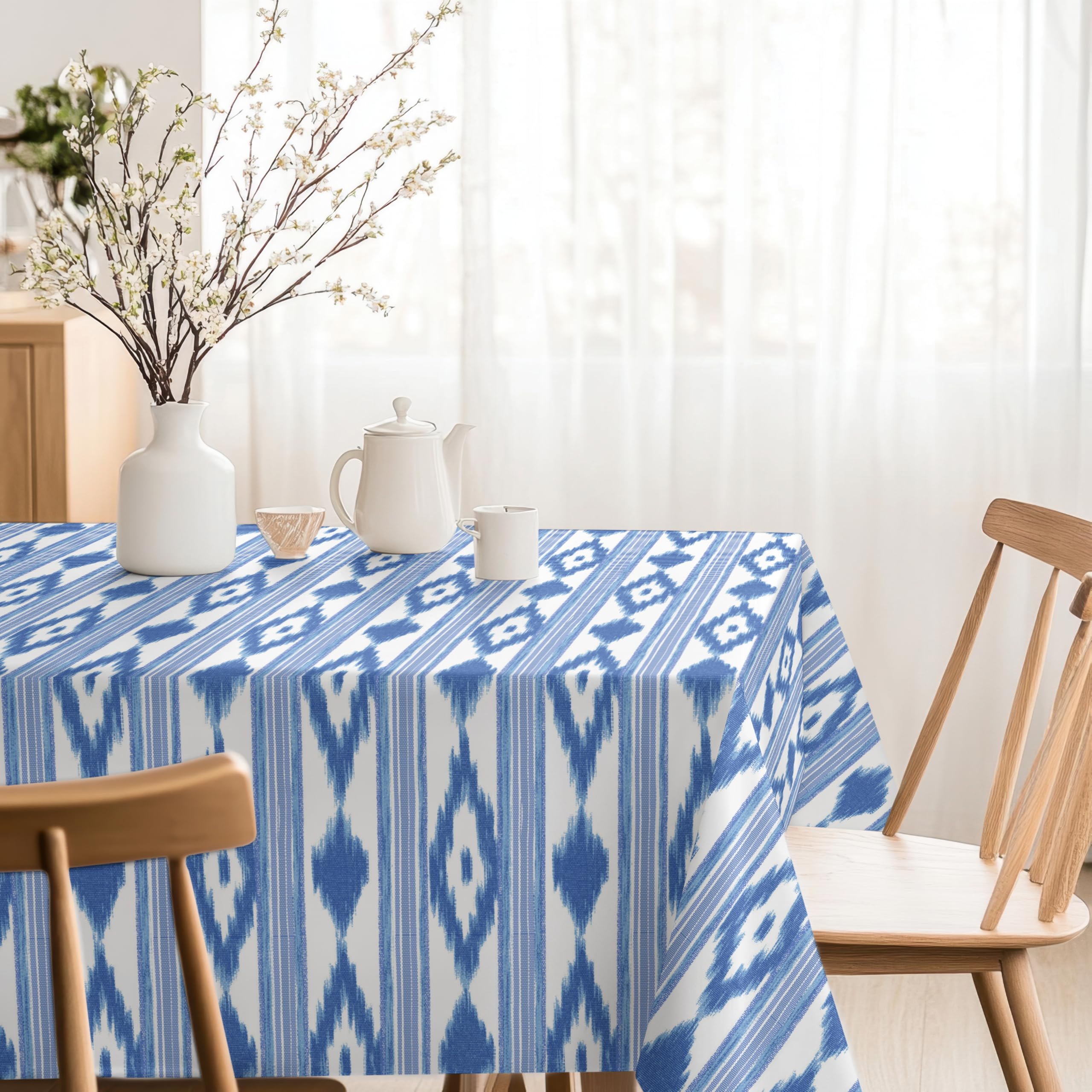 Martina Home Resin Tablecloth Islands Blue 240 x 140 cm