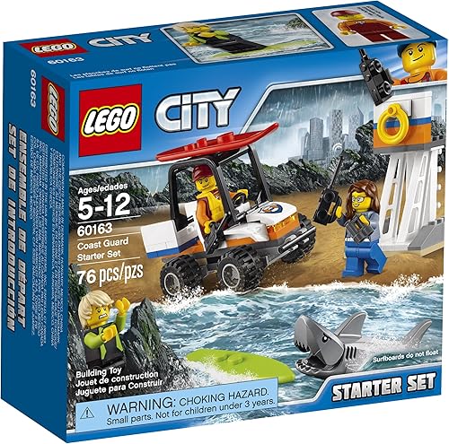 LEGO City Coast Guard Coast Guard Starter Set 60163 Kit de construcción (76 piezas)