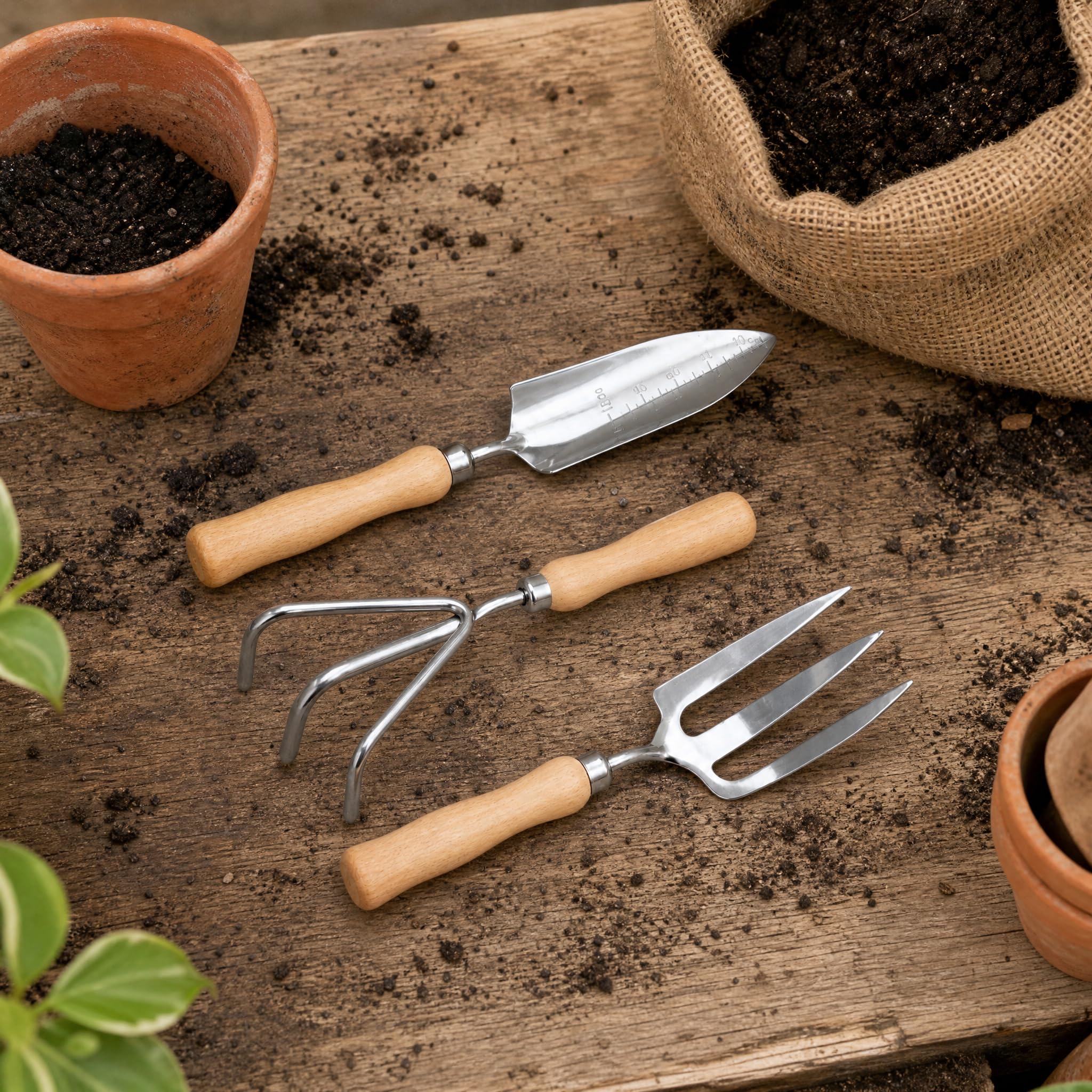Set Outils Jardinage 3 pièces