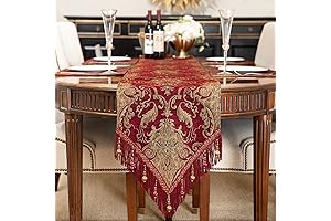 Loom and Mill Damask Table Runner: Elevate Your Dining Experience
