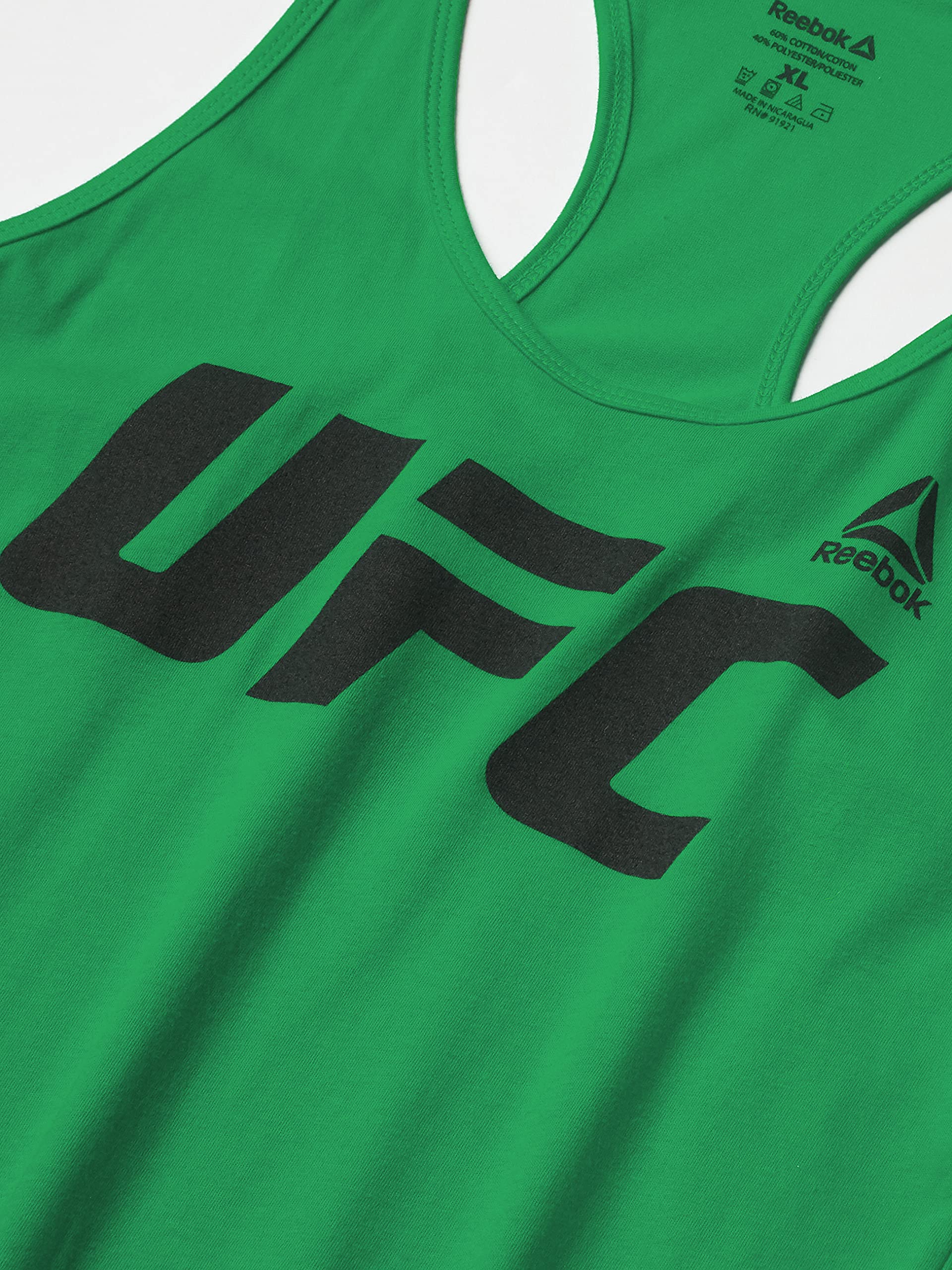 Reebok Tri-Blend Racer Back Tank Camiseta de Tirantes Anchos Mujer