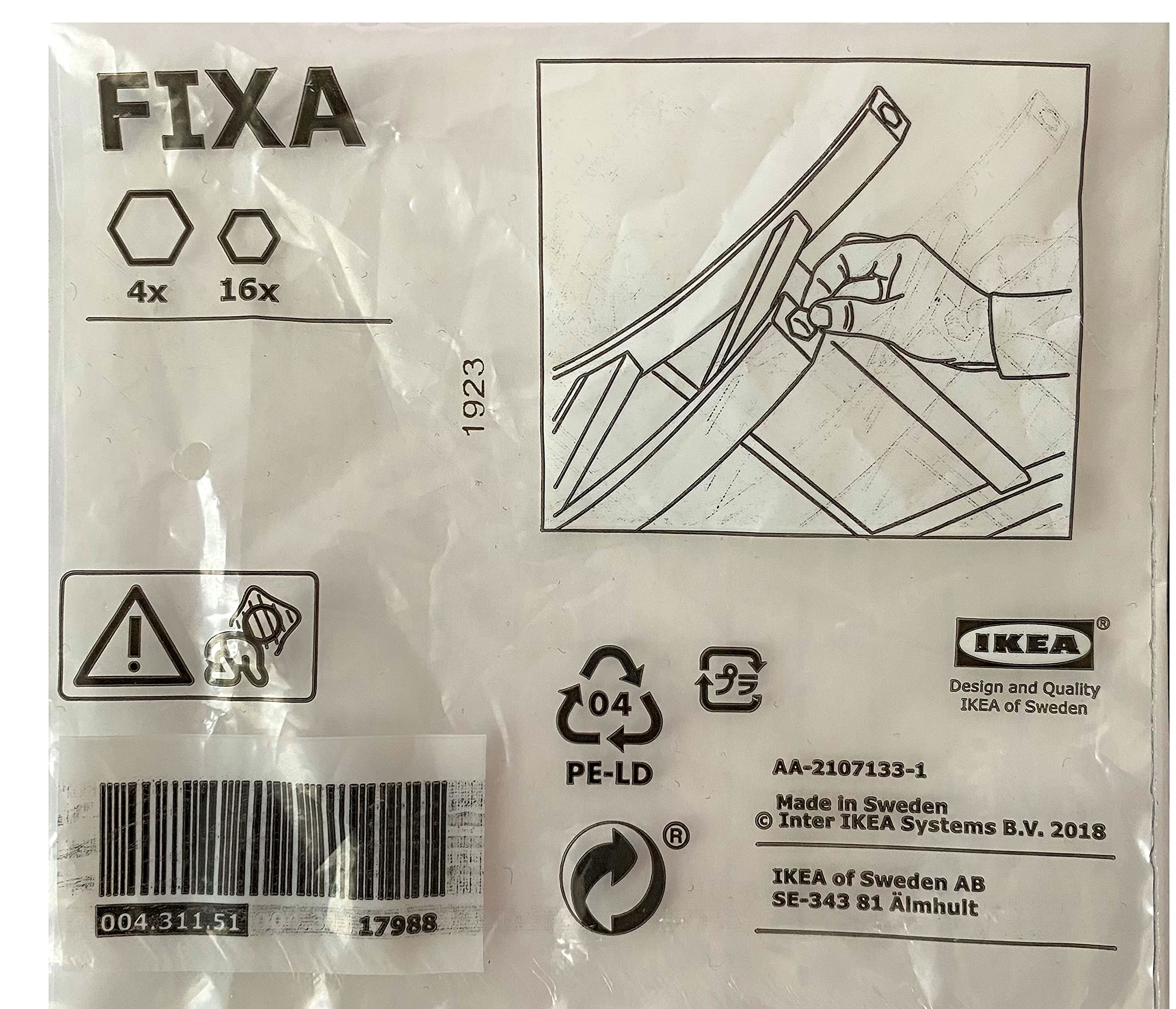 IKEA FIXA Stick-on Floor Protectors (Set of 20) x 2 — Amazon image 2
