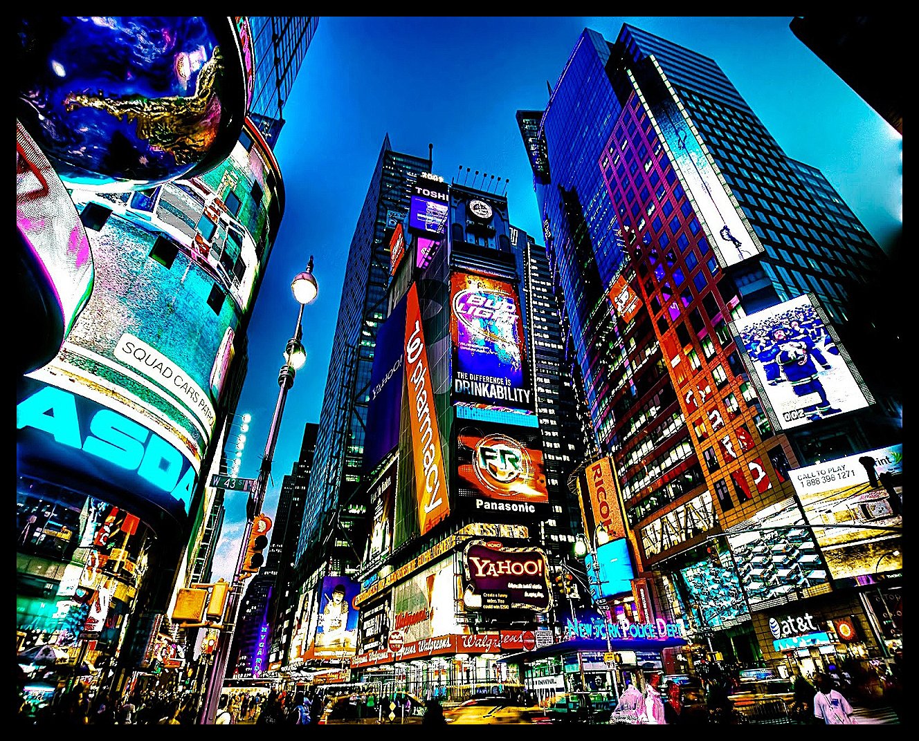 CraftMania Printed New York City Wall Posters for Rooms, Office with