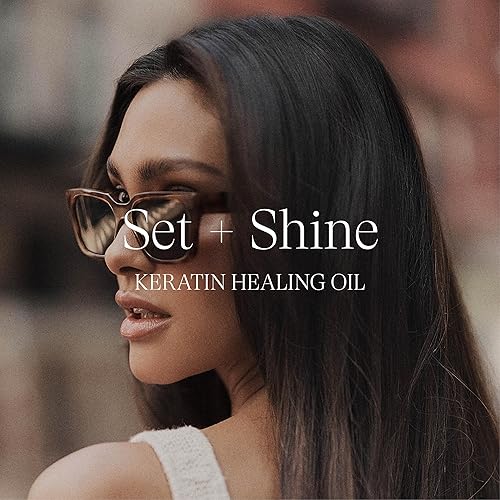 Miniatura 7 de L'ANZA Aceite curativo de queratina en aerosol de acabado lustroso, spray para el cabello aumenta el brillo y el volumen, sujeción duradera, acabado