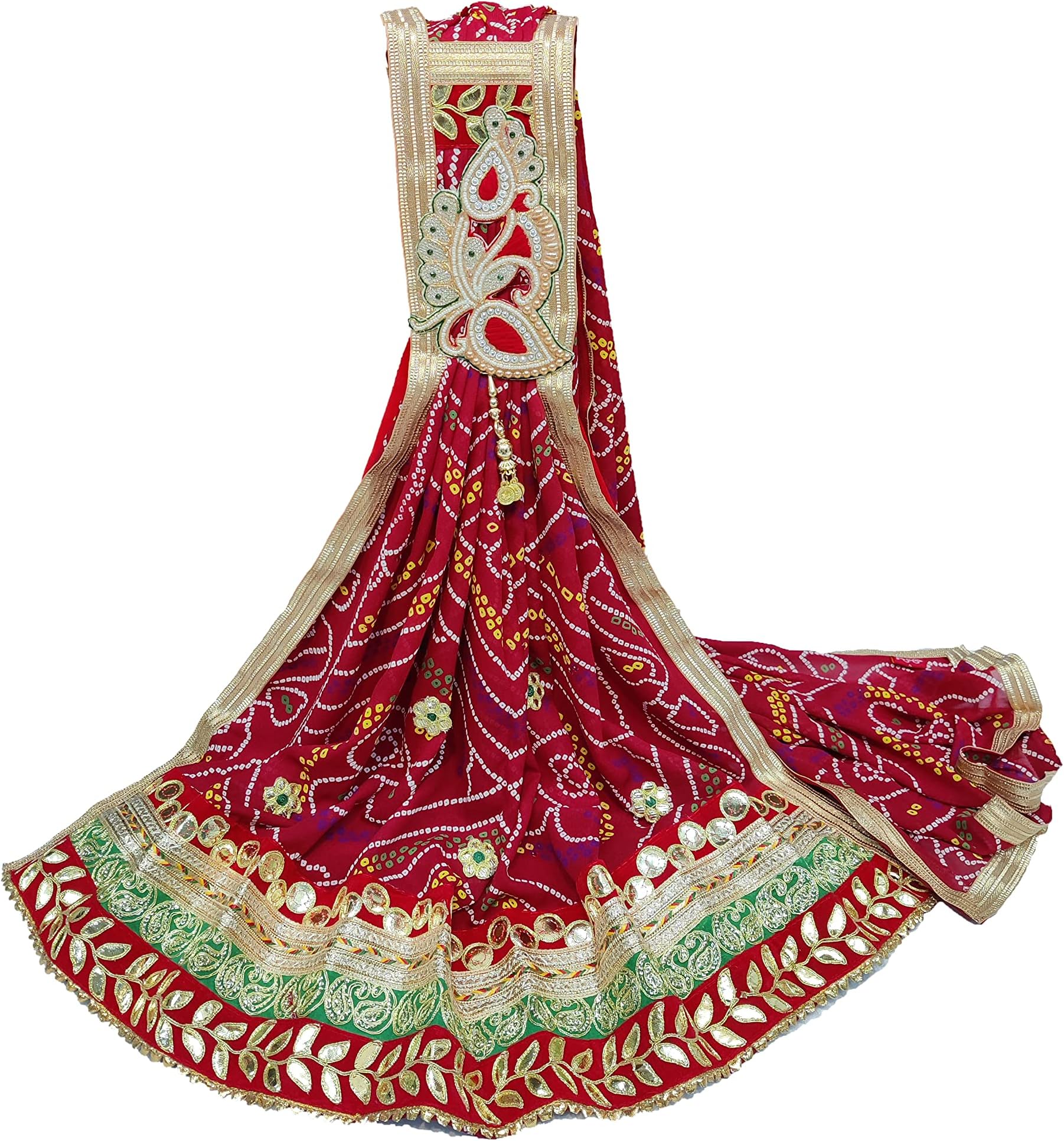 Rennial Bhandhej Marwari Broch Chunri & Piliya