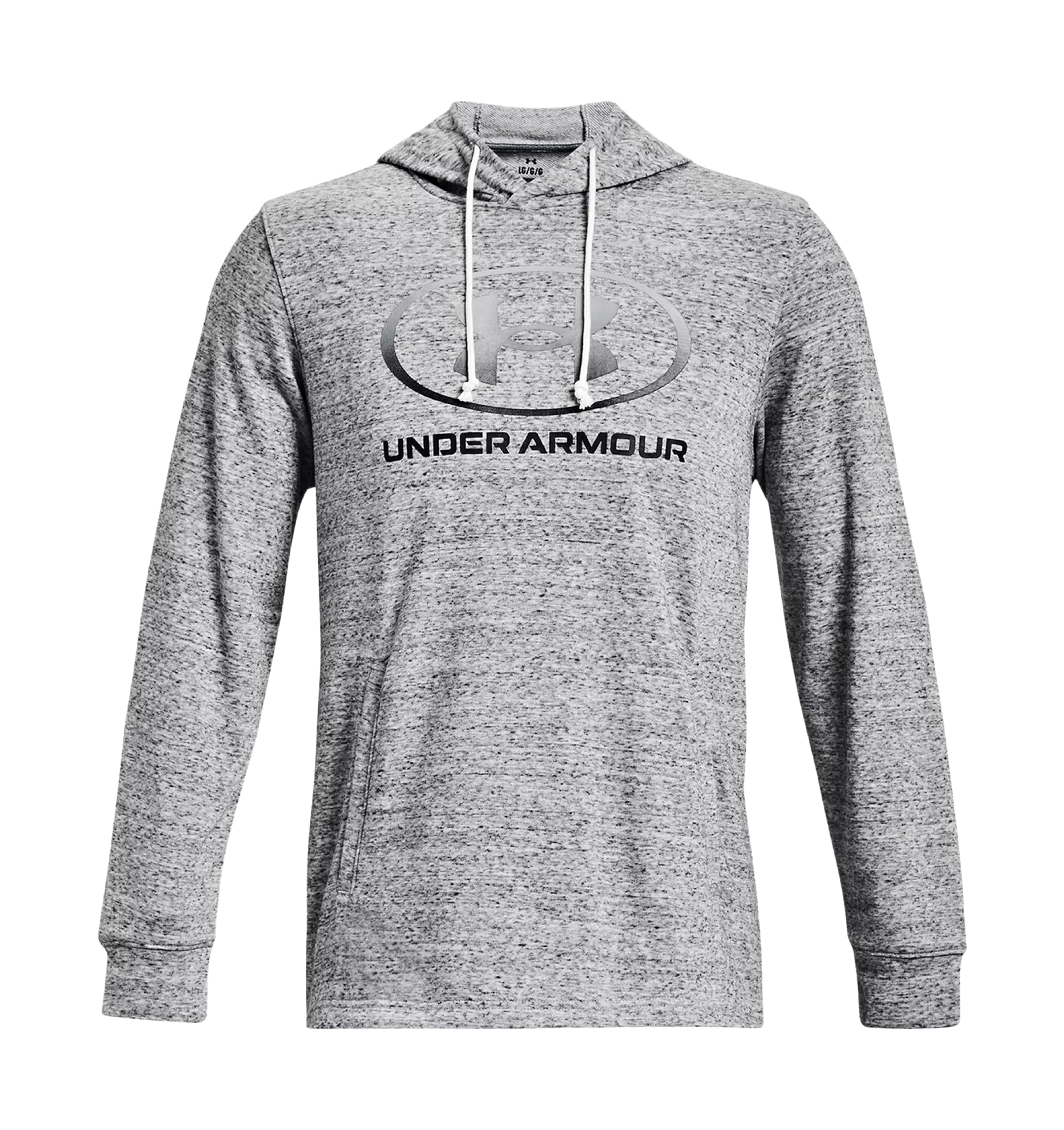 Under Armour Men's Mod Gray / Black - 011 Ua Rival Terry Graphic Hoodie 1378974, S