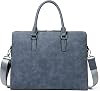 Bolso de Negocios FSD.WG de Cuero para Portátil, Resistente al Agua, Maletín de Viaje y Ejecutivo para Hombre 1
