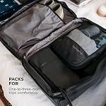 Sac de voyage NOMATIC - Noir, résistant à l'eau, anti-vol, sac à dos pour ordinateur portable approuvé pour le vol de 20L, noir, 20L, ordinateur portable