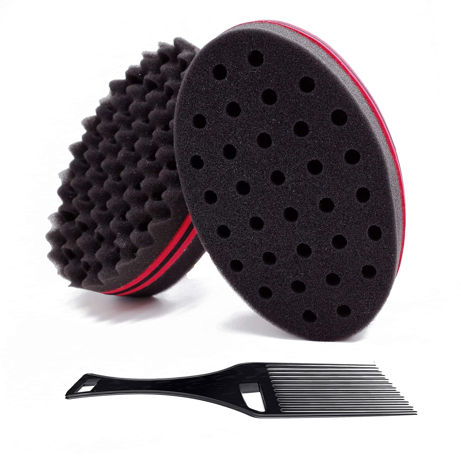Dread Sponge for Hair,Curl Brush Sponges for Black Men and Women,Twist Sponge Kit