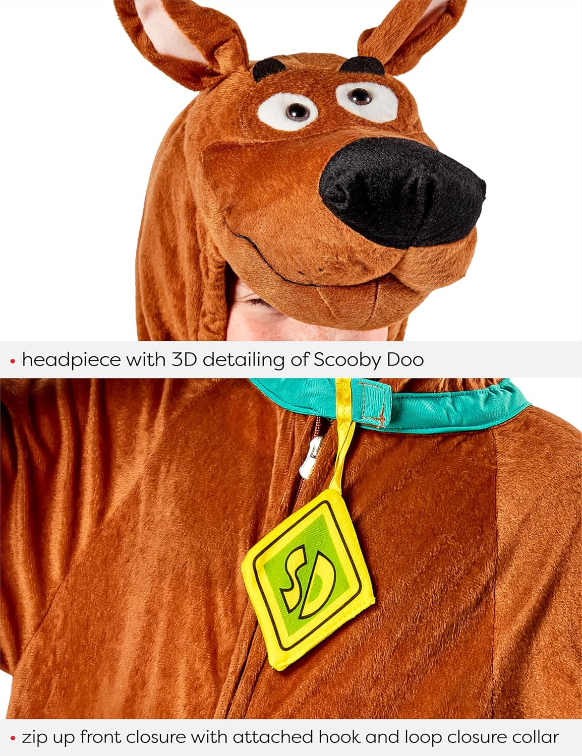 Rubies Scooby-Doo: Scooby-Doo Costume for Kids, Boy's Medium