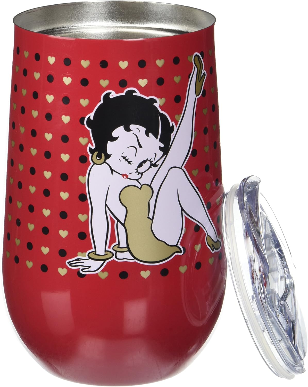 Spoontiques 16930 Betty Boop Stainless Wine Tumbler