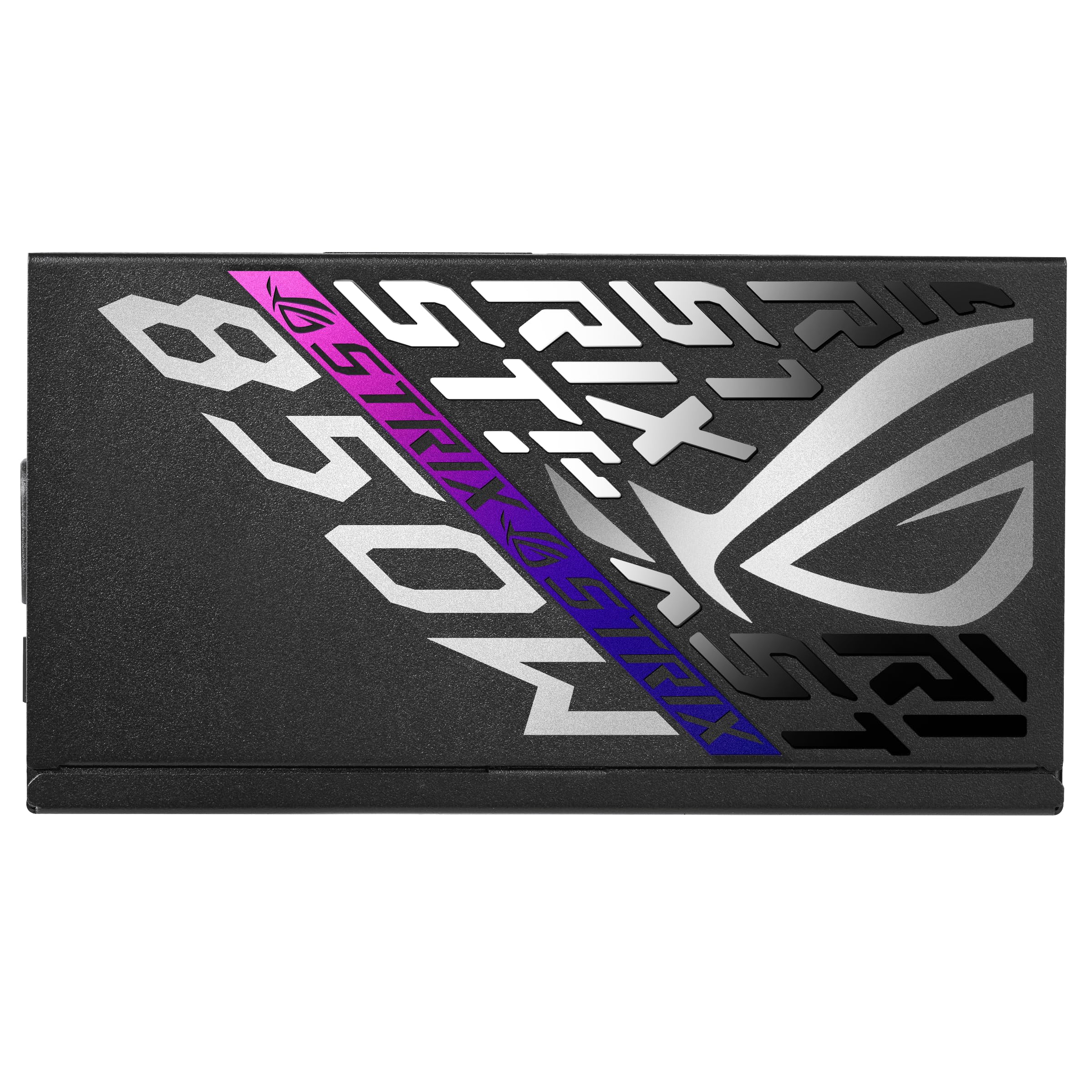 ASUS ROG Strix 850 W Platinum Equalizer, Modułowy zasilacz do gier, PCle Gen 5.1, ATX 3.1, 80+ Platinum, Cybenetics Lambda A, podwójne łożysko kulkowe, czarny, ROG-STRIX-850P-GAMING-E