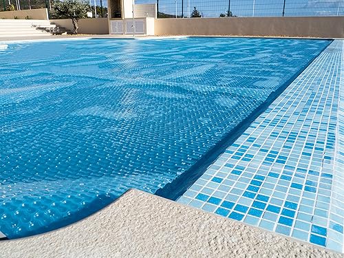 Miniatura 4 de SunHeater Manta solar para piscina, cubierta solar rectangular resistente con burbujas, calentador solar de transferencia de calor para piscinas