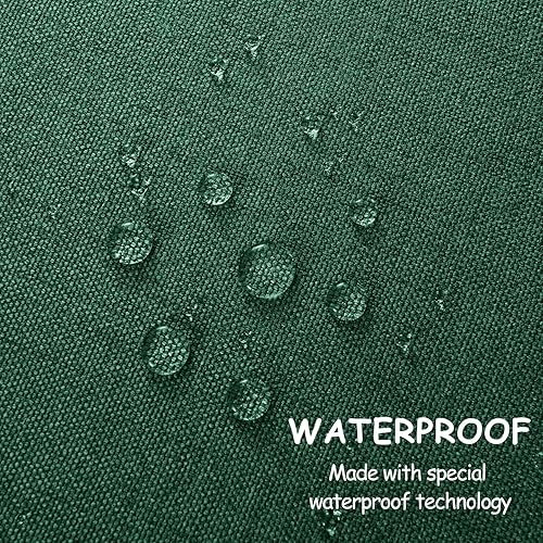 Vista 83 de Mantel rectangular de 57 x 118 pulgadas, lino sintético, sin arrugas e impermeable, color beige, rectangular, Navidad, Acción de Gracias, otoño