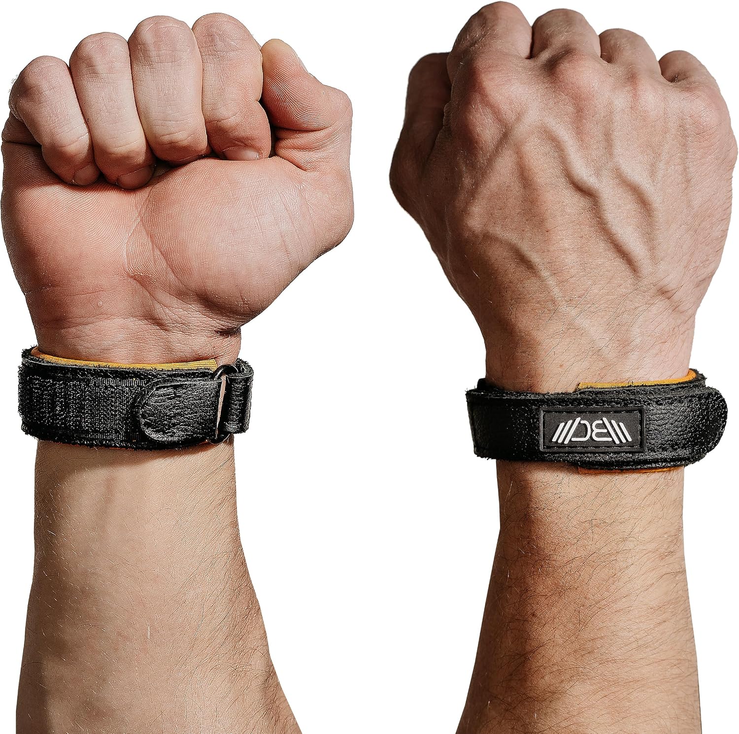 WARM BODY COLD MIND Slim Leather Wrist Wraps - Premium Low Profile Leather Wrist Support for Gym, Cross Training, Snatch, Jerk & Overhead Squat – Lightweight Wrist Support for Mobility & Comfort