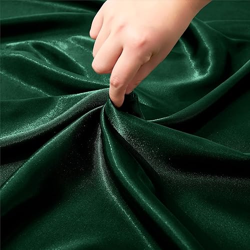 Miniatura 7 de VACVELT Juego de sábanas de satén de 4 piezas, tamaño Queen, 15 pulgadas de profundidad de bolsillo profundo, juego de ropa de cama de satén suave,