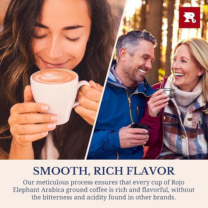 Café Molido Rojo Elephant Valour's Handcrafted 311 g Sabor Coco miniatura 5